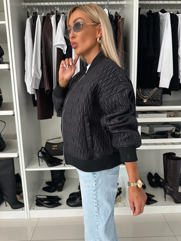 Damen Steppjacke mit komfortabler Passform und elastischen Bündchen Drune