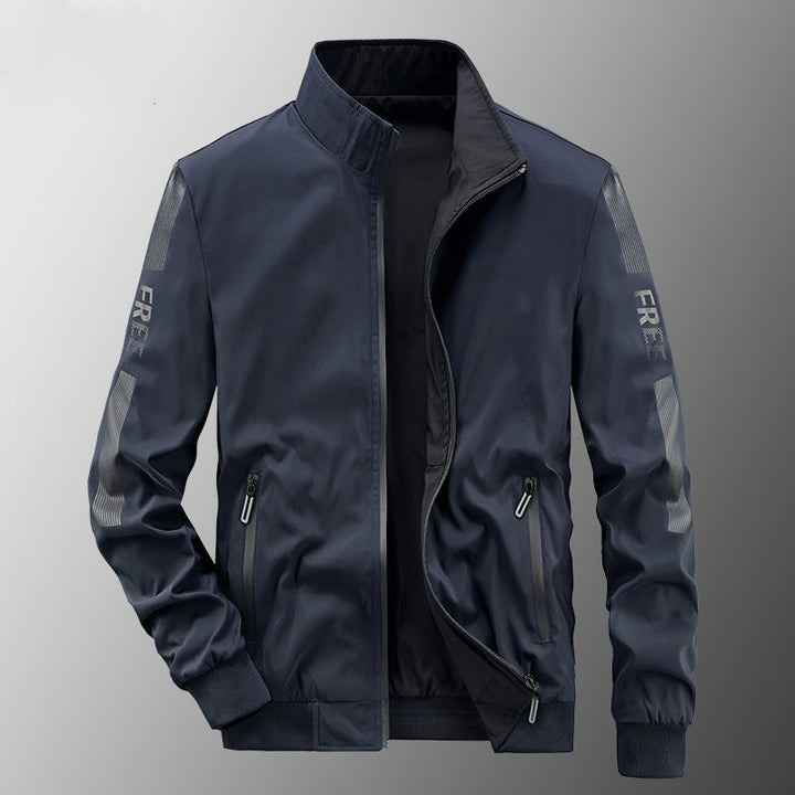 Herren Sportliche Windbreaker Jacke Drune