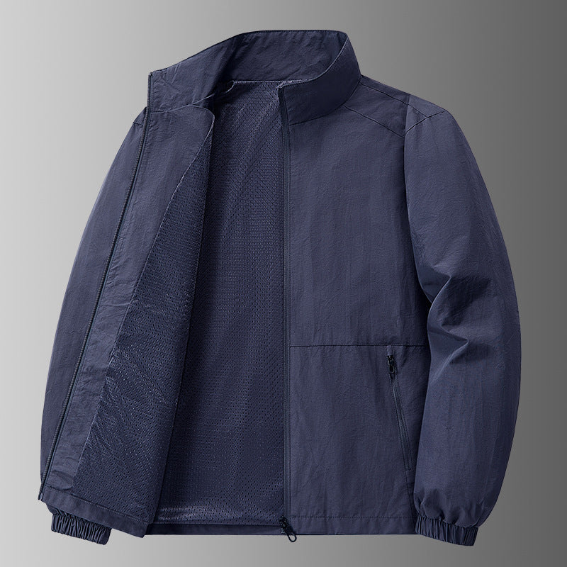 Herren Leichte Windjacke mit atmungsaktiver Mesh-Innenausstattung Drune