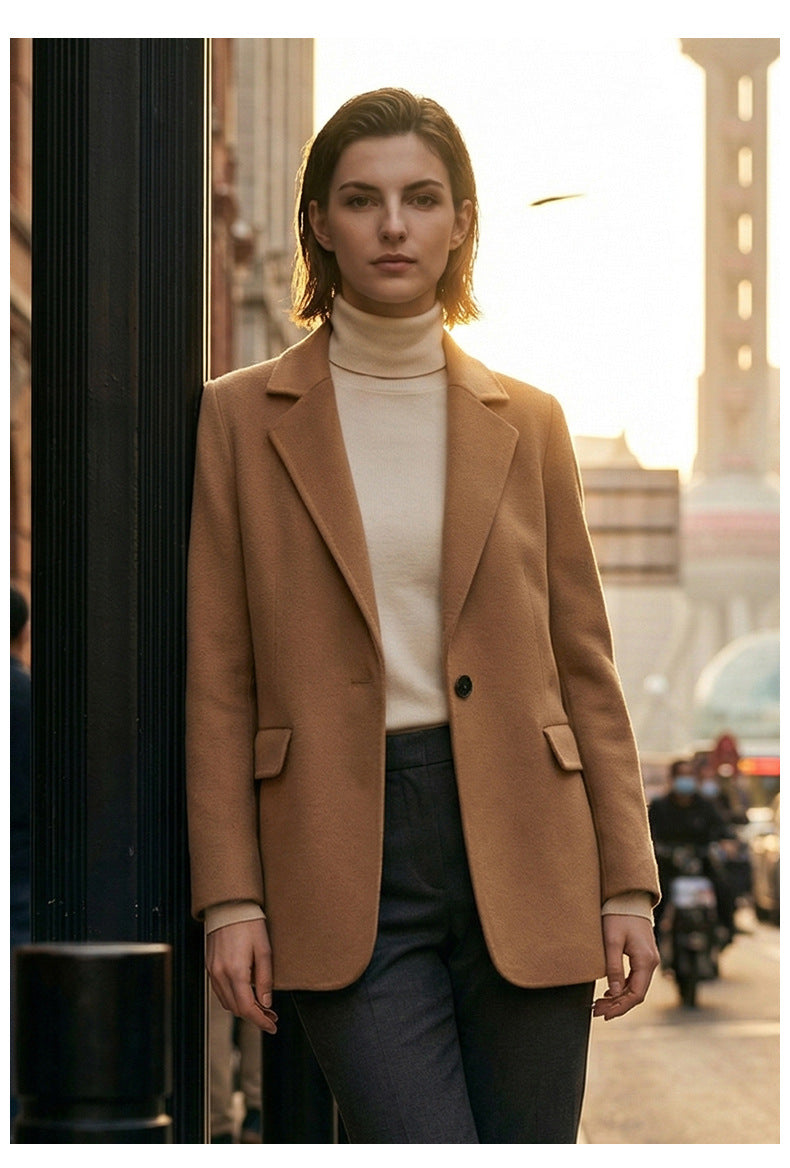 Damen Eleganter Wollblazer Drune