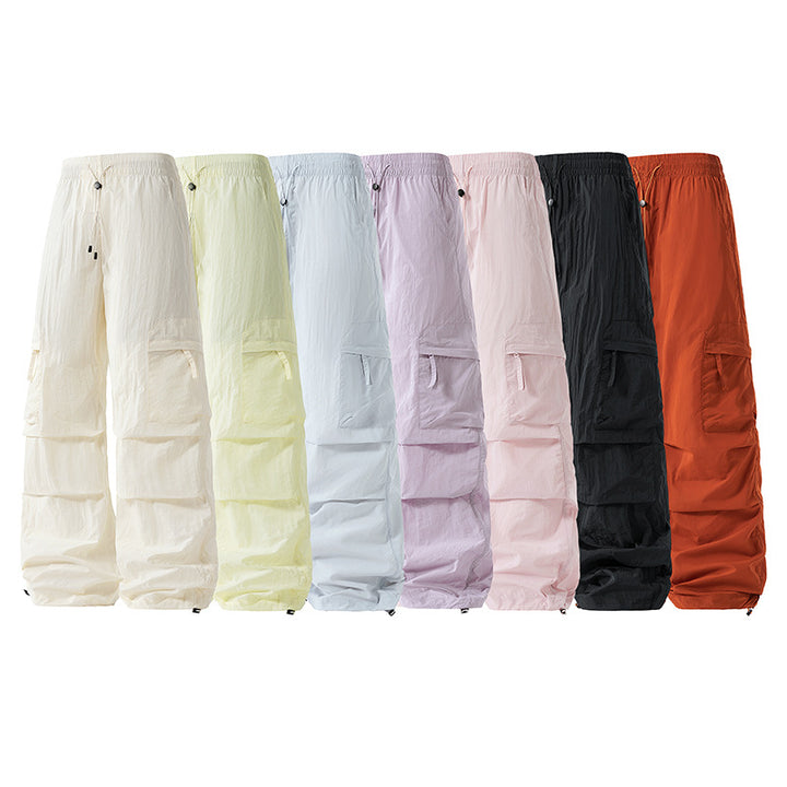 Damen Cargo-Hose mit elastischem Bund und Taschen Drune
