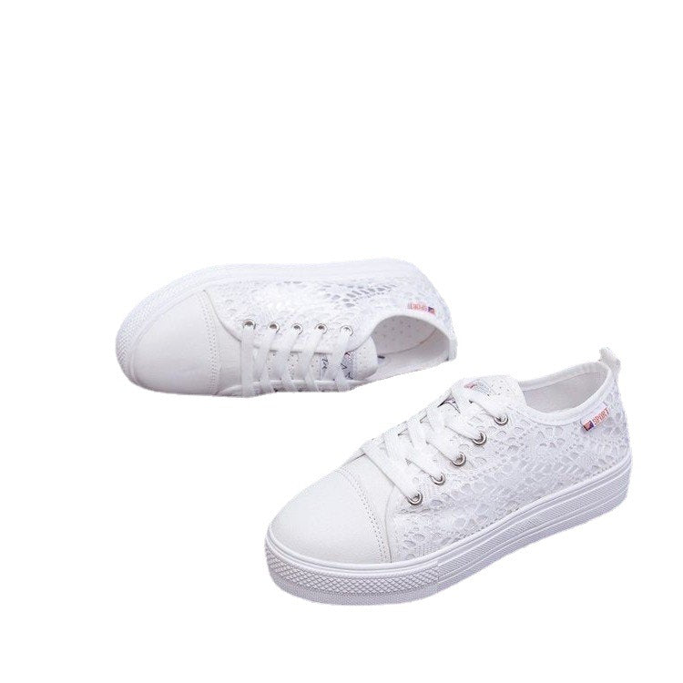 Damen Sneaker mit luftiger Spitzen-Optik und bequemer Sohle Drune