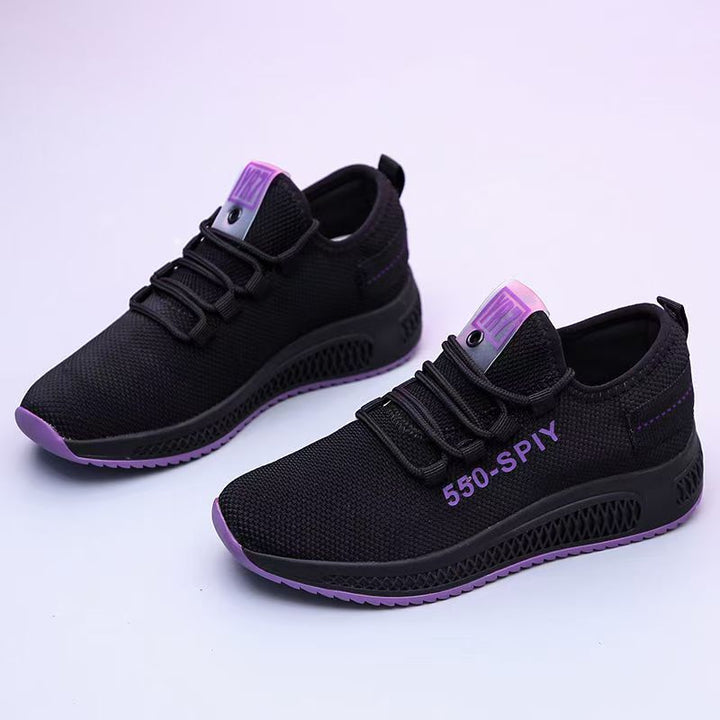 Damen Sportliche und atmungsaktive Sneakers mit rutschfester Sohle Drune