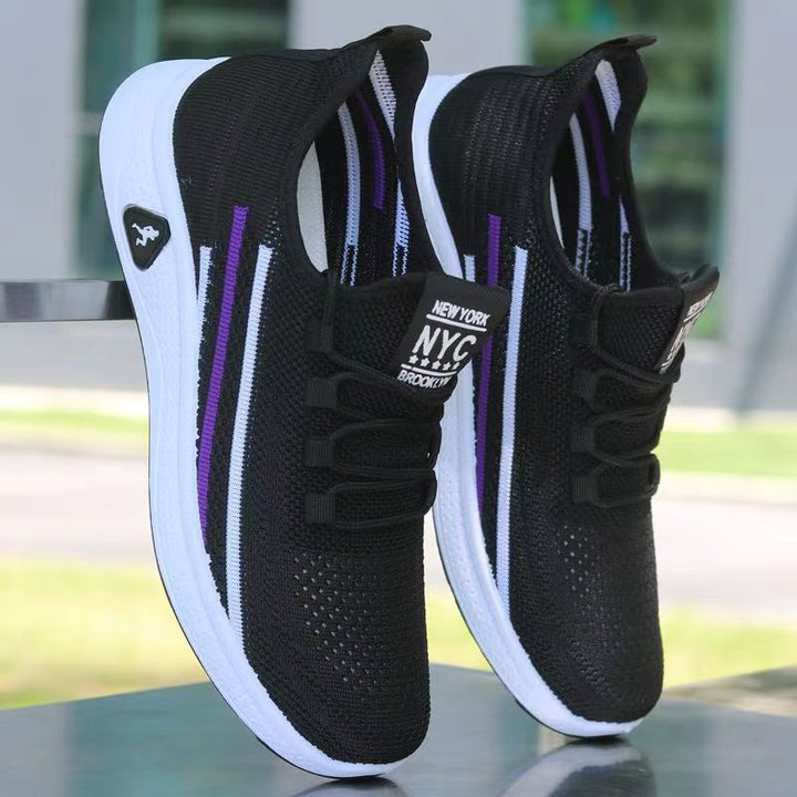 Damen Sportliche Sneakers mit atmungsaktiver Struktur und flexibler Dämpfung Drune