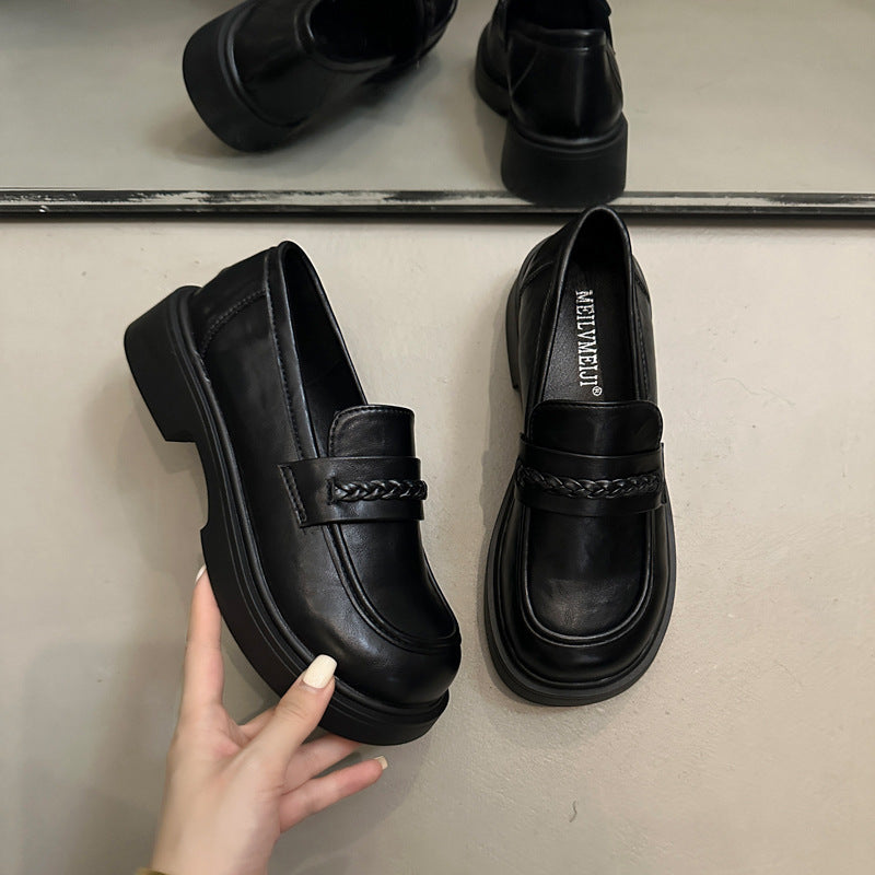 Damen Modische Mokassins mit geflochtenem Design Drune