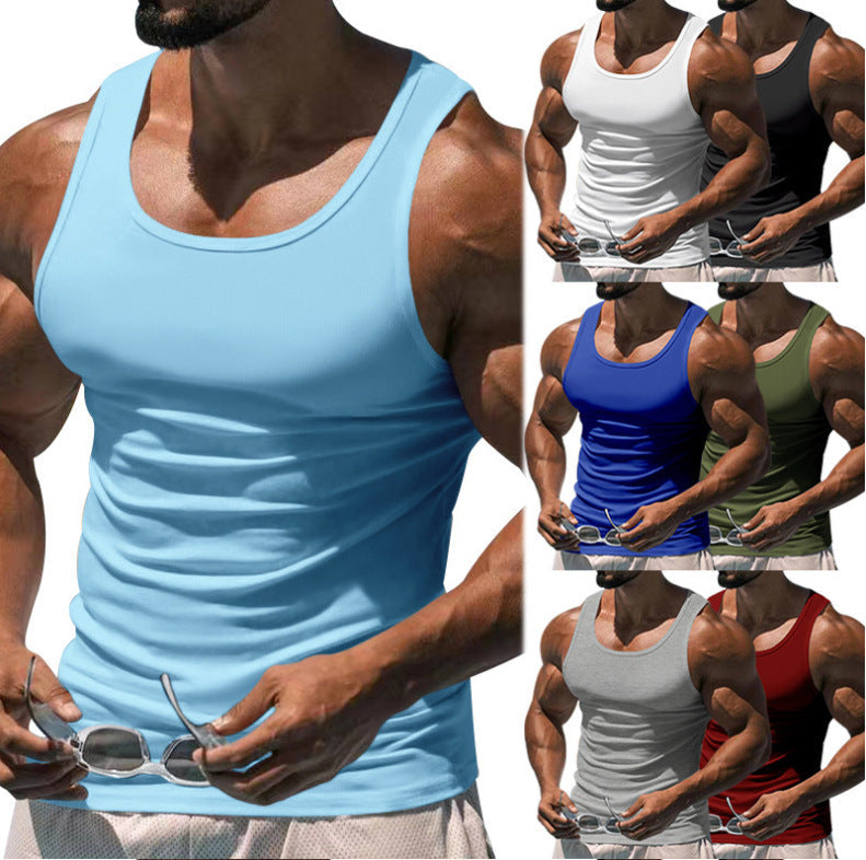 Herren Atmungsaktives Sport-Tanktop mit körperbetontem Schnitt Drune
