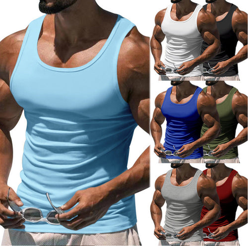 Herren Atmungsaktives Sport-Tanktop mit körperbetontem Schnitt Drune