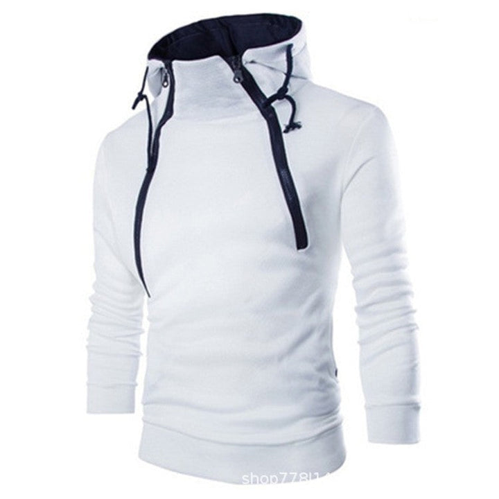 Herren moderne Kapuzenpullover mit praktischem Reißverschluss Drune
