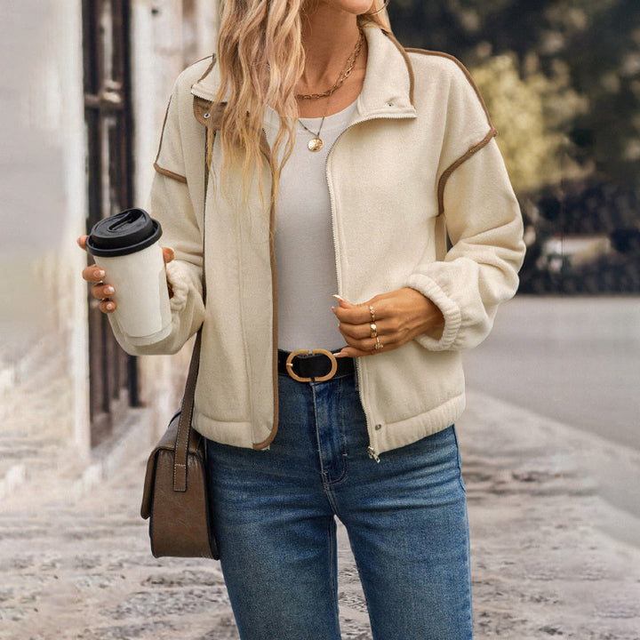 Damen Softes Fleece-Jacke Drune