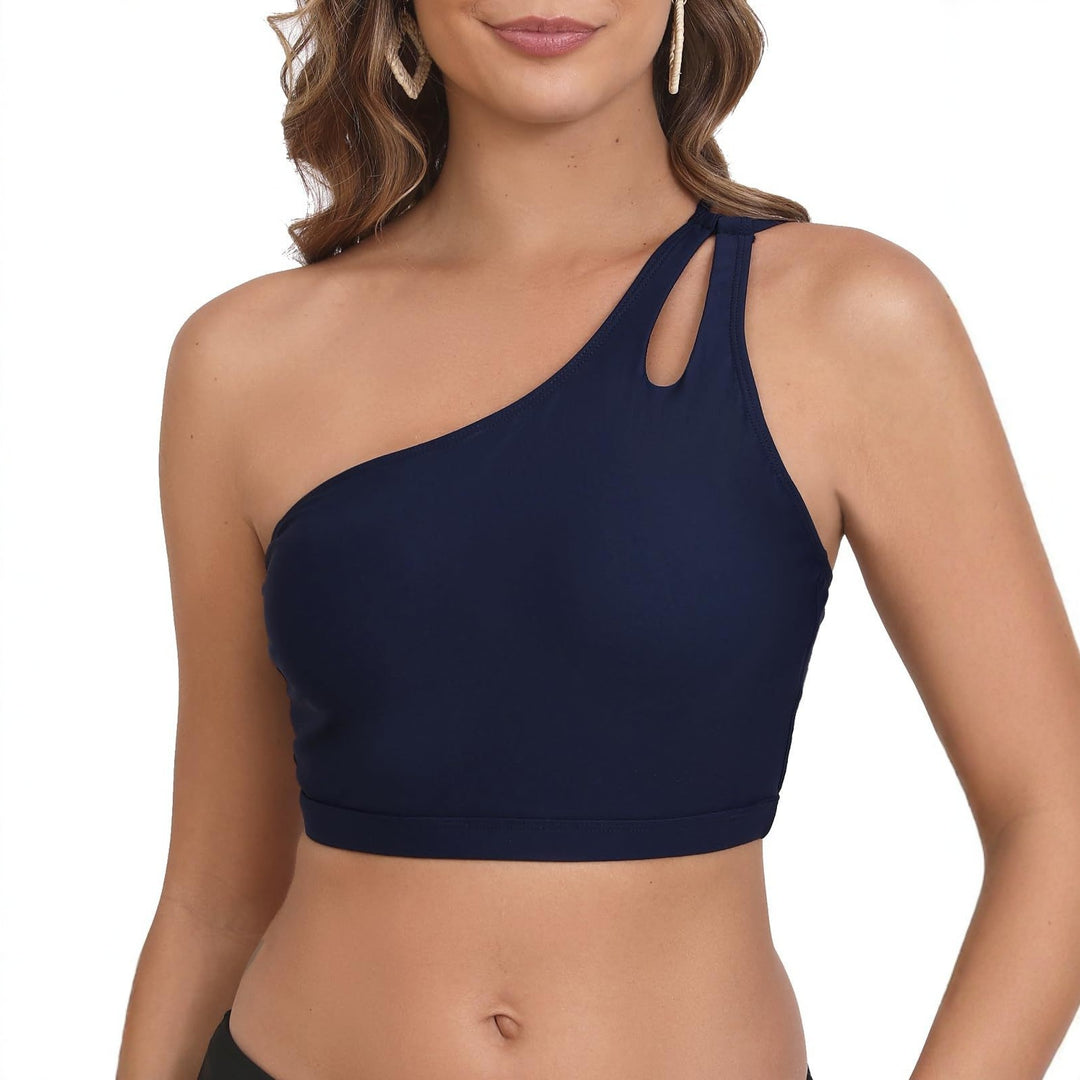 Damen Crop-Top mit asymmetrischem Design Drune