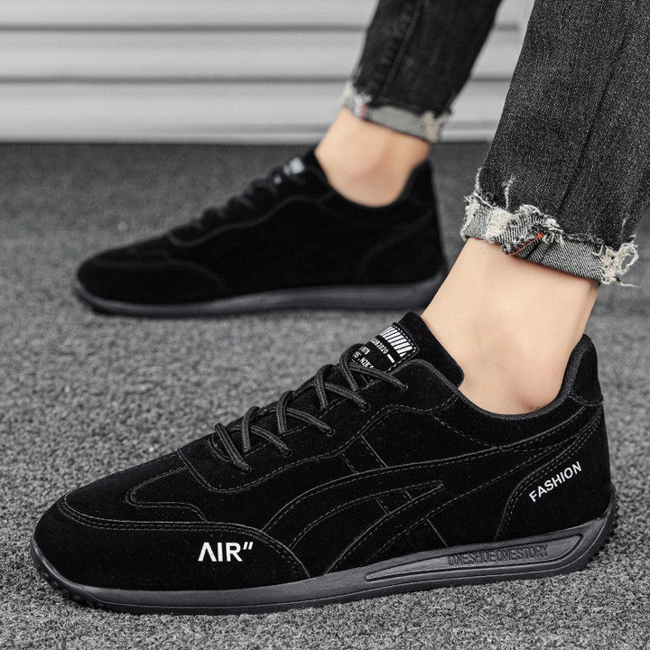 Damen Modische Sneakers mit hochwertiger Veloursleder-Oberfläche und rutschfester Sohle Drune