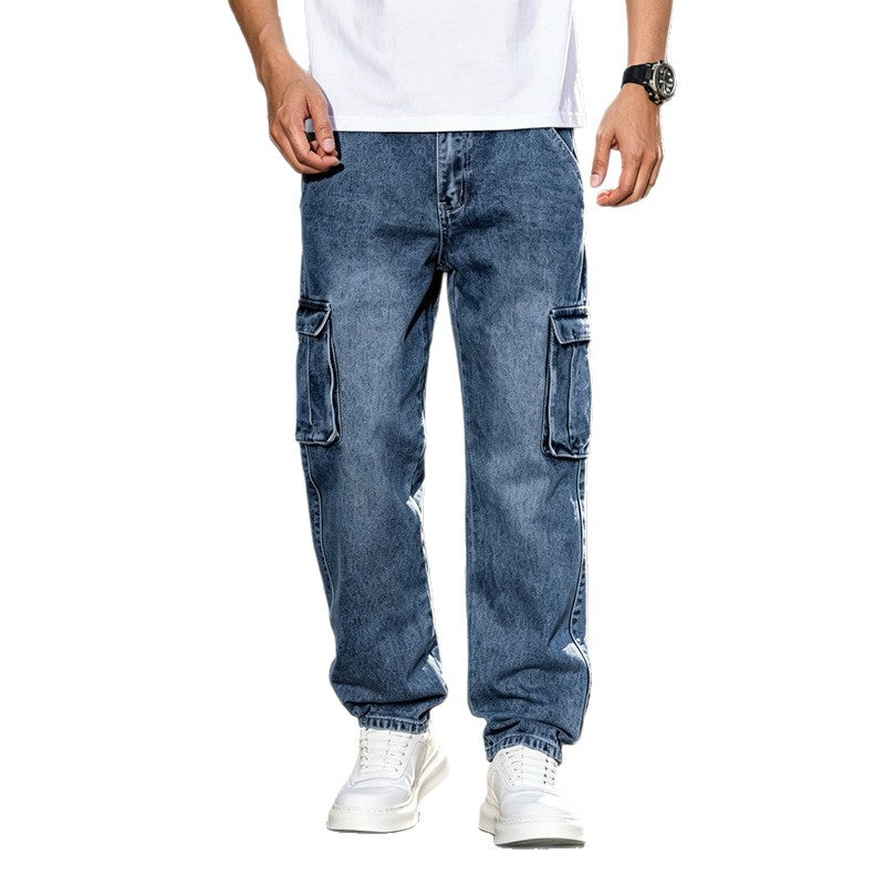 Herren Utility Cargo-Jeans Drune
