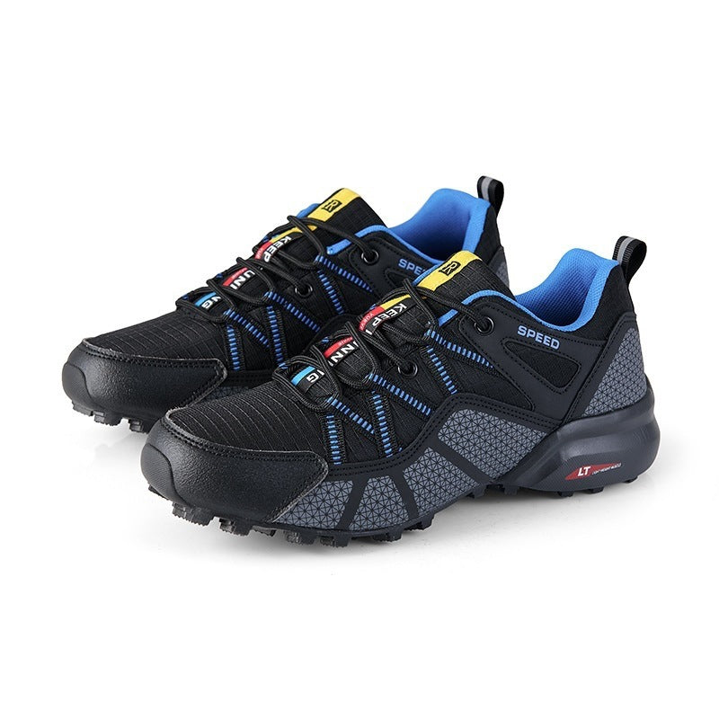 Herren nan robuster Trailrunning- und Outdoor-Sneaker mit griffiger Multiterrain-Profilsohle, verstärkter Zehenkappe und Bungee-Schnürung Drune