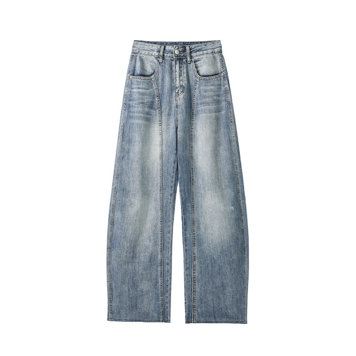 Damen Weitgeschnittene Jeanshose Drune