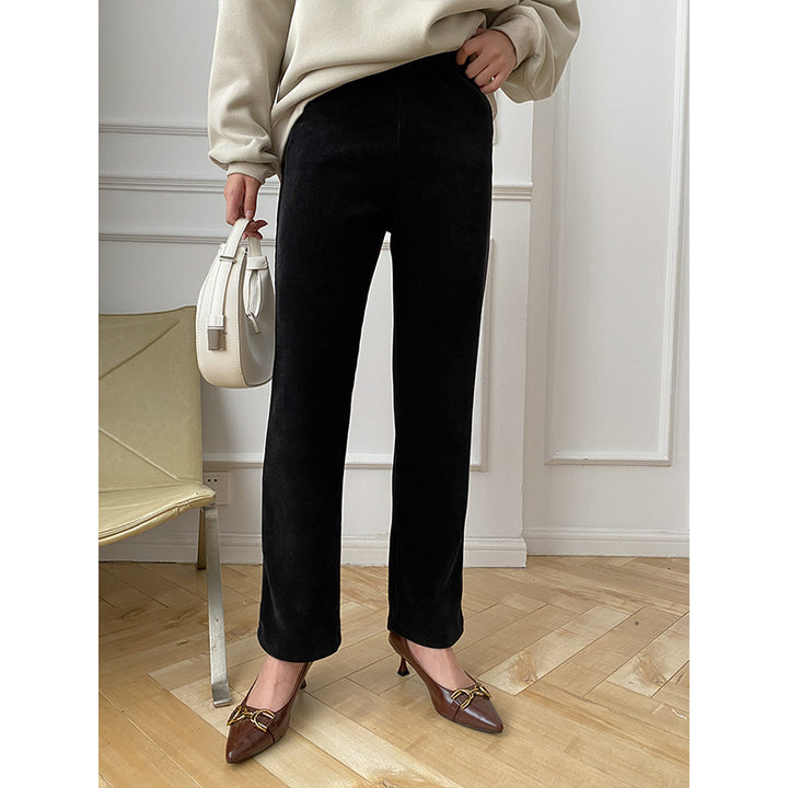 Damen Bequeme Loungehose mit weitem Bein Drune