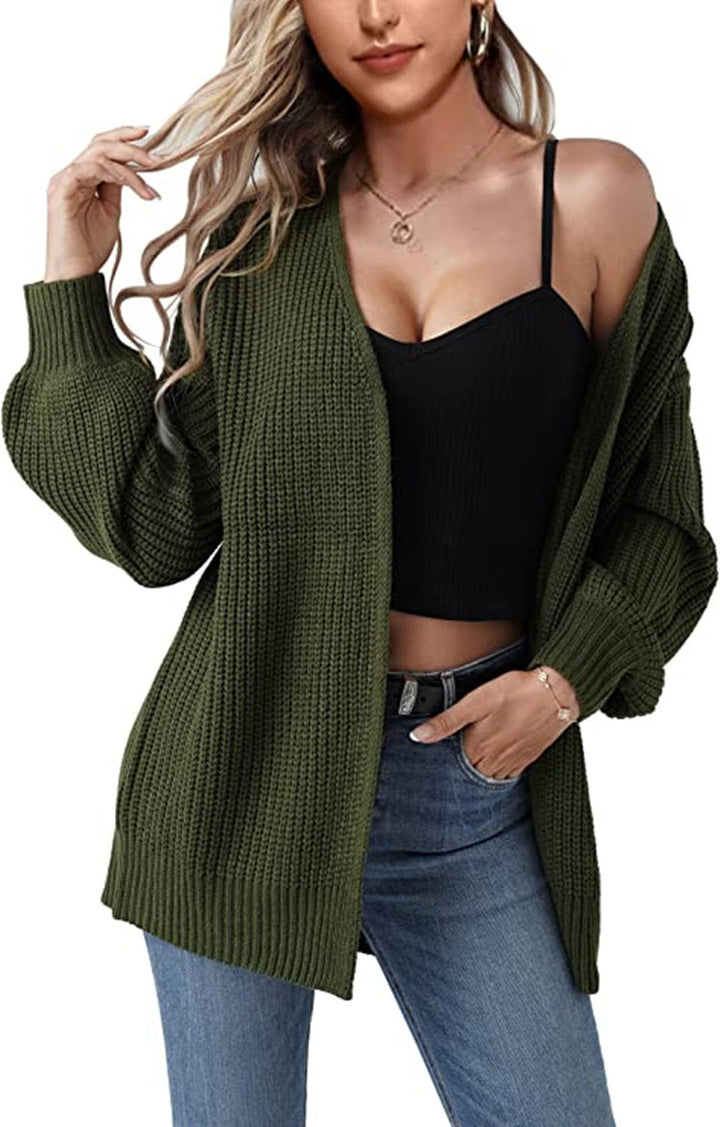 Damen Strickcardigan mit lässiger Oversized-Passform Drune