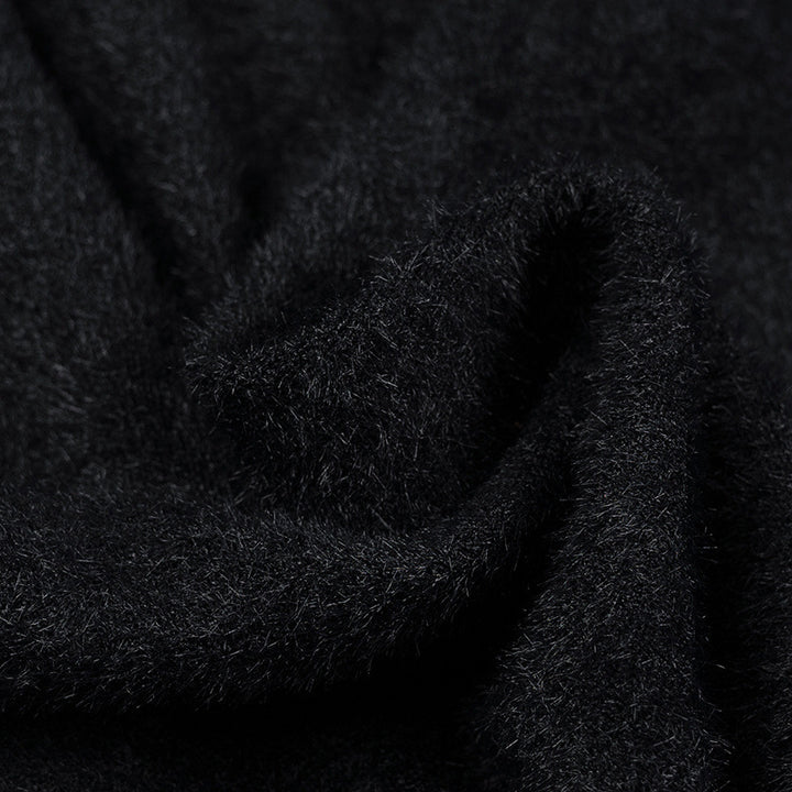 Damen Kurze Strickjacke mit glänzenden Knöpfen Drune