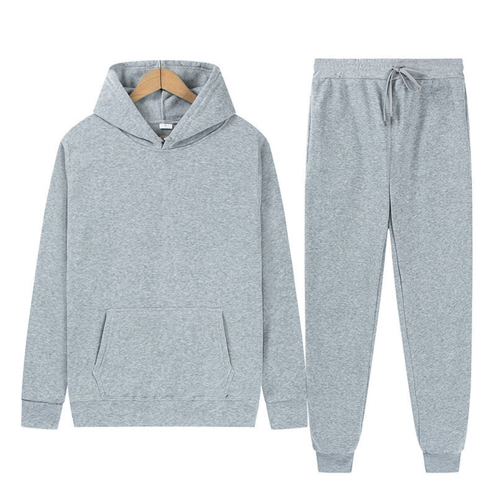 Damen Kapuzenpullover und Jogginghose-Set aus hochwertigem Baumwollmix Drune
