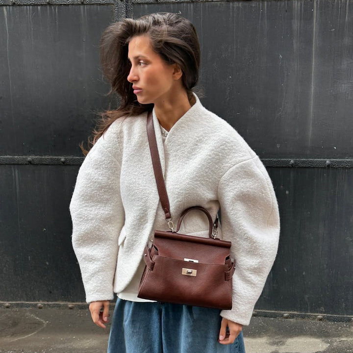 Damen Chic Oversized Blazerjacke Drune