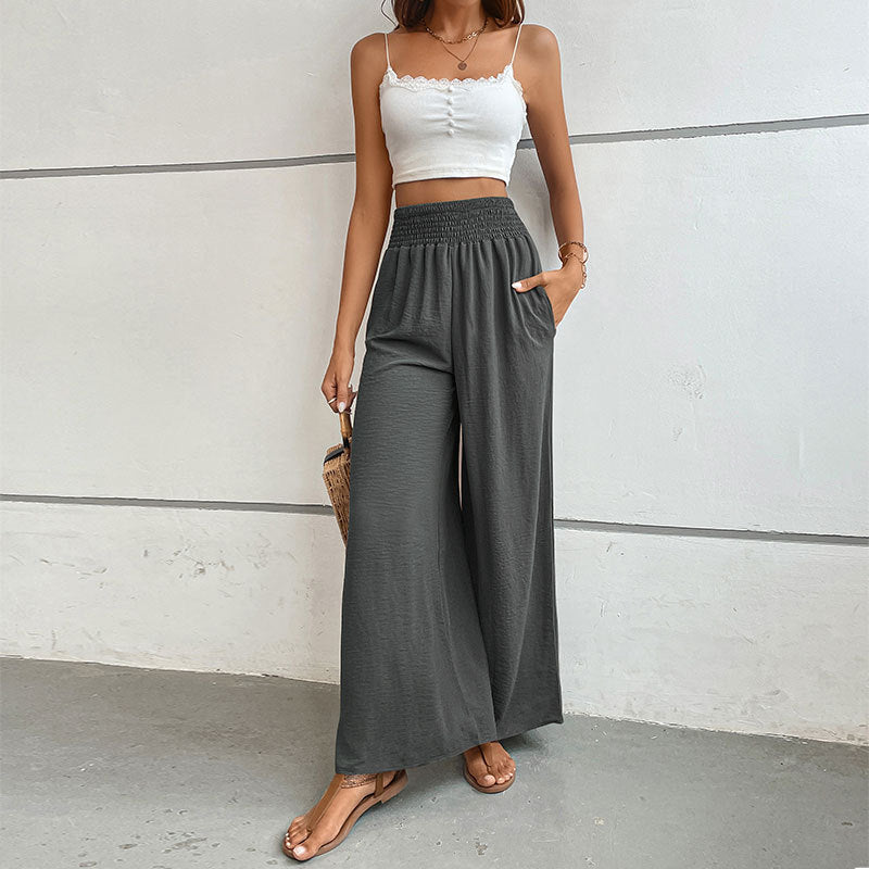 Damen Weite Lockere Freizeithose Drune
