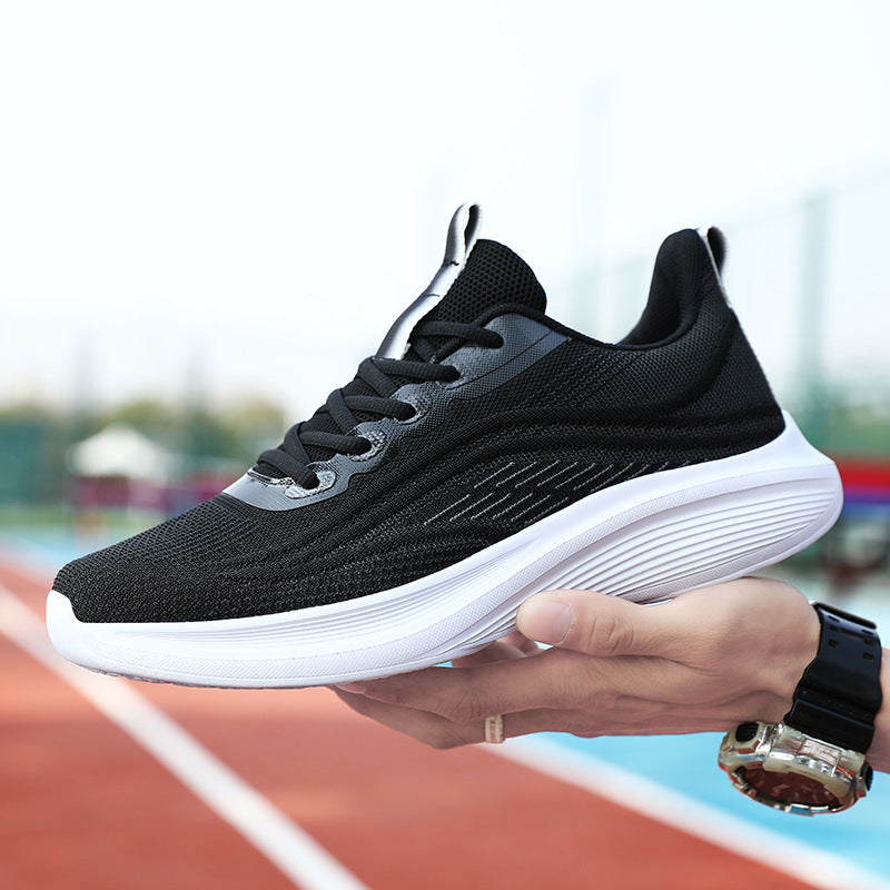 Damen Strick-Sportsneaker mit ergonomischer Formgedächtnis-Schaum-Einlegesohle und profilierter Leichtsohle Drune
