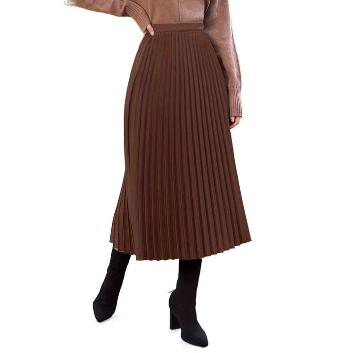 Damen Plisseerock mit hohem Bund und eleganter Ausstrahlung Drune