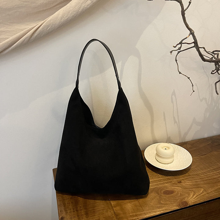 Damen Soft Suede Hobo Tasche Drune