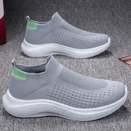 Herren nan nahtloser Strick-Schlupfschuh mit ergonomischer Zwischensohle und Fersenlasche Drune