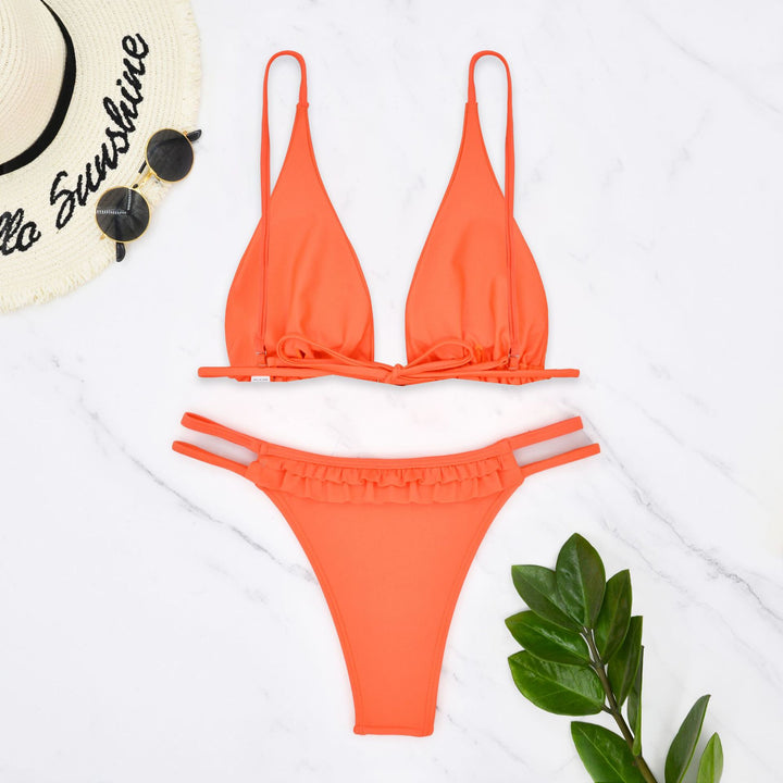 Damen Raffiniertes Bikiniset Drune