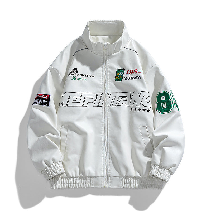 Herren Sportliche Motorsportjacke Drune