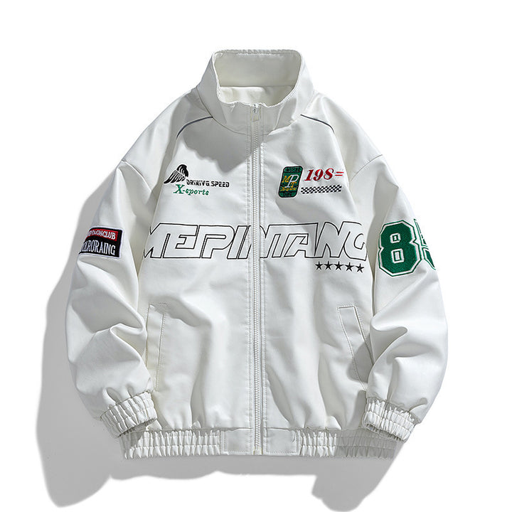 Herren Sportliche Motorsportjacke Drune