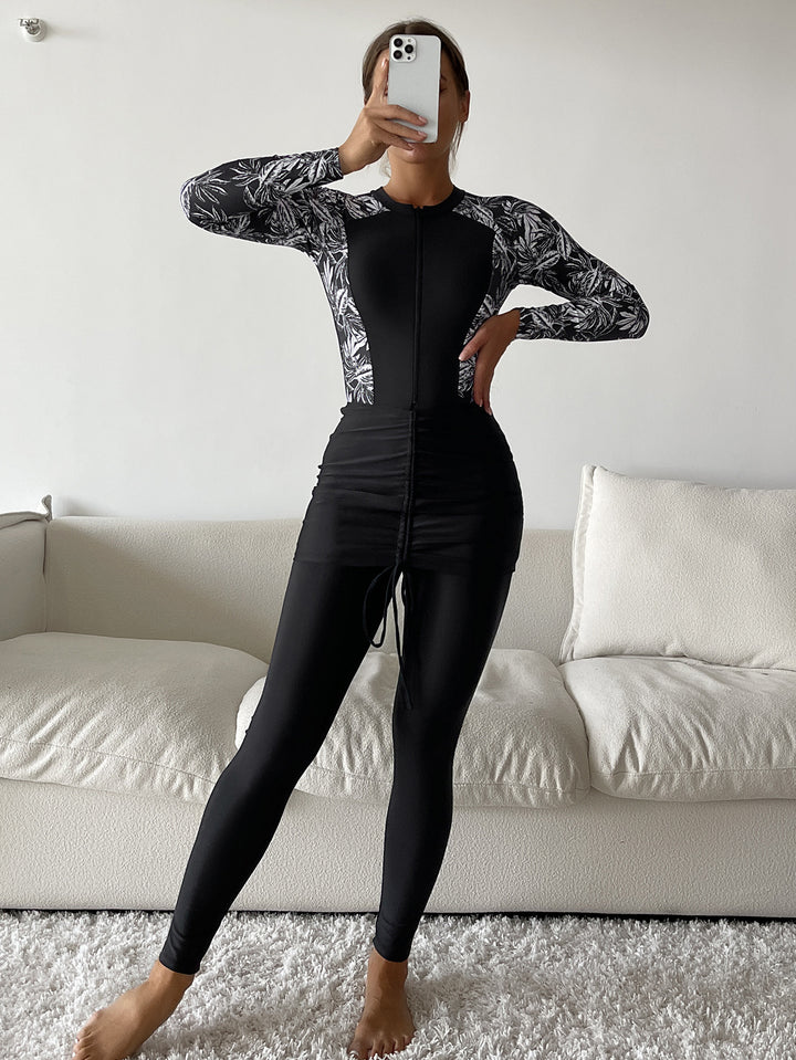 Damen Sportlicher Rashguard mit figurschmeichelndem Design Drune
