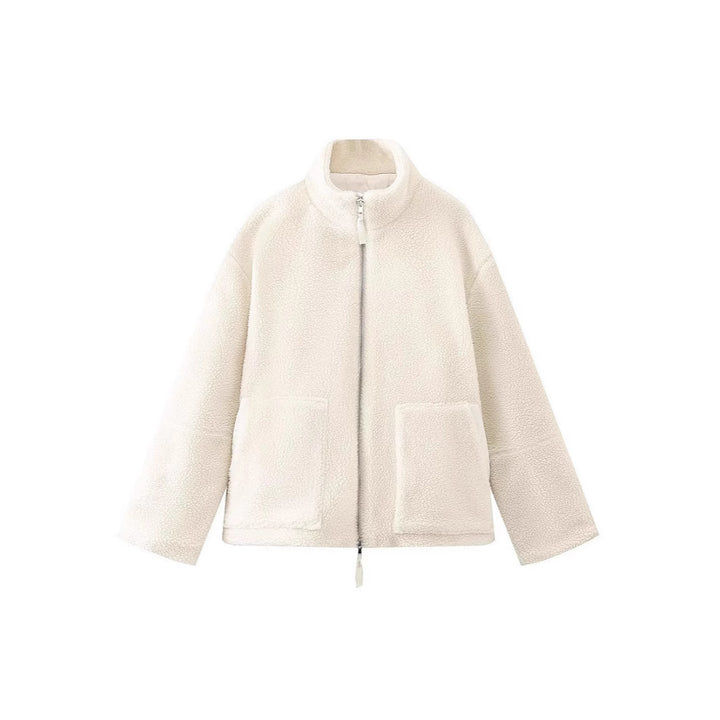 Damen Kuschelige Fleecejacke Drune