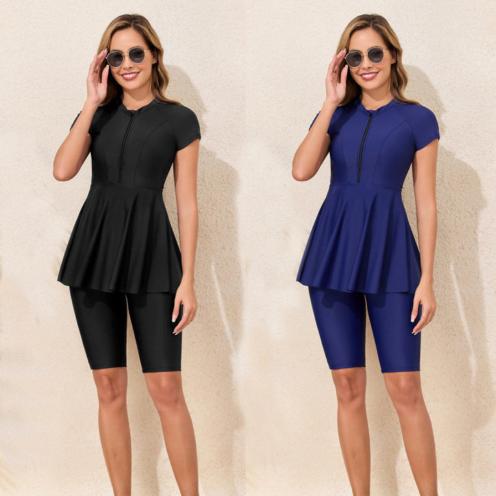 Damen Sportliches Schwimmoutfit mit femininem Schnitt Drune