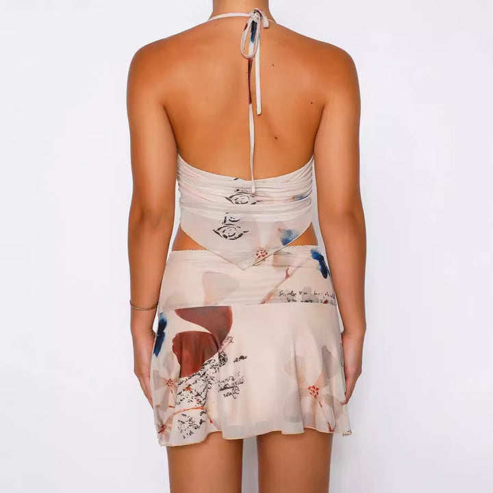 Damen Sommerkleid mit floralem Design Drune