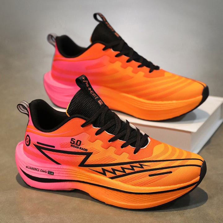 Unisex leichte Wettkampf-Laufschuhe mit reaktiver Dämpfung und sockenähnlichem Schaft Drune