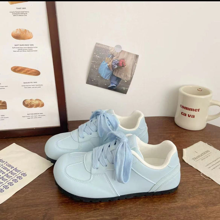 Damen Bequeme Freizeitsneaker mit atmungsaktiver Oberflächenstruktur und rutschfester Sohle Drune