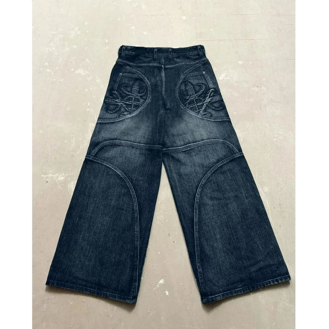 Damen Weit geschnittene Jeans Drune