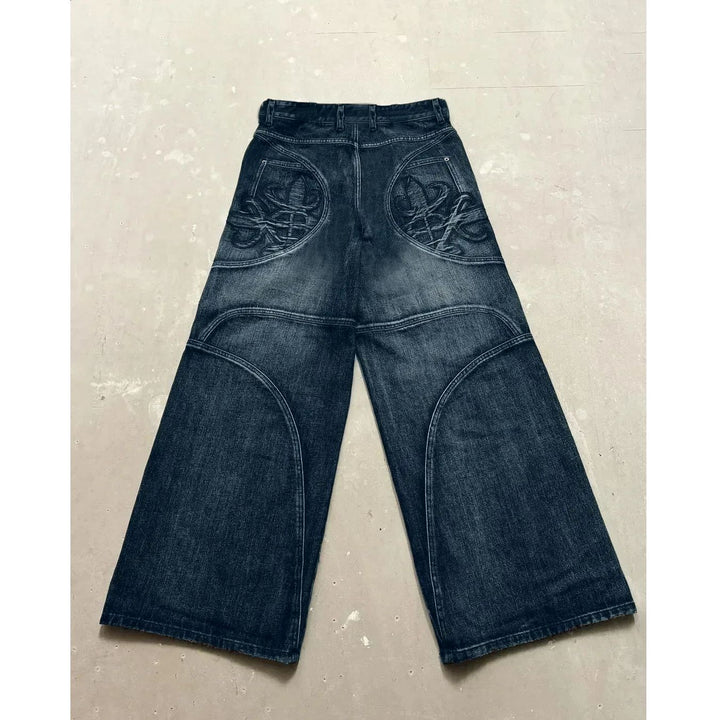 Damen Weit geschnittene Jeans Drune