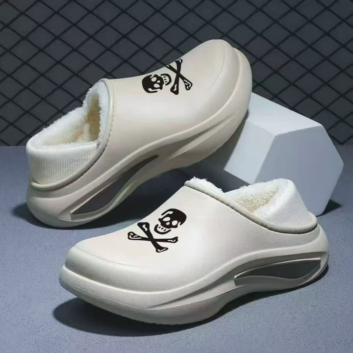 Damen Gefütterte Komfort-Clogs mit Teddyfutter und stoßdämpfender Profilsohle Drune
