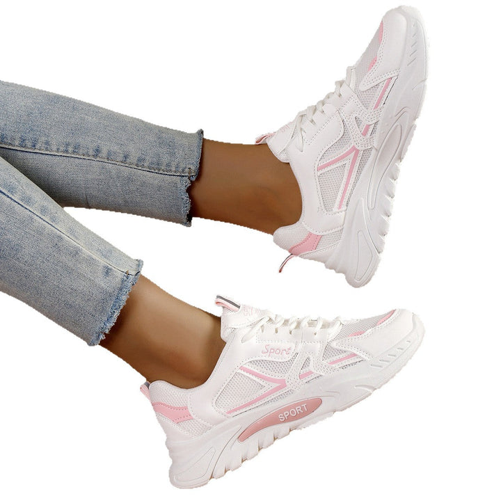 Damen Sportschuhe mit atmungsaktivem Mesh-Obermaterial und dämpfender Laufsohle Drune