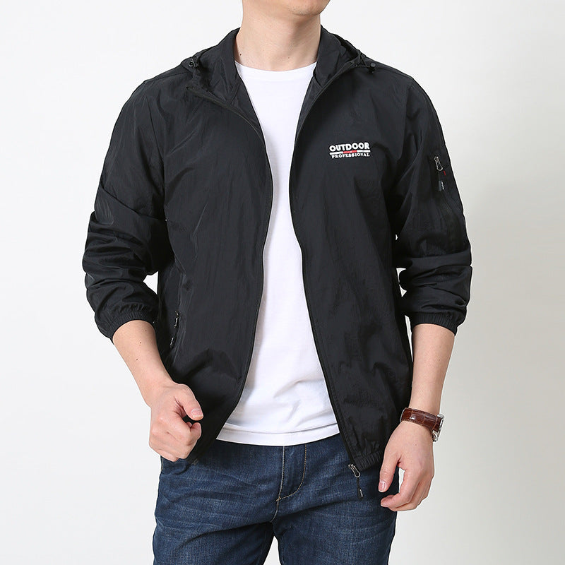 Herren leichte Outdoor-Jacke Drune