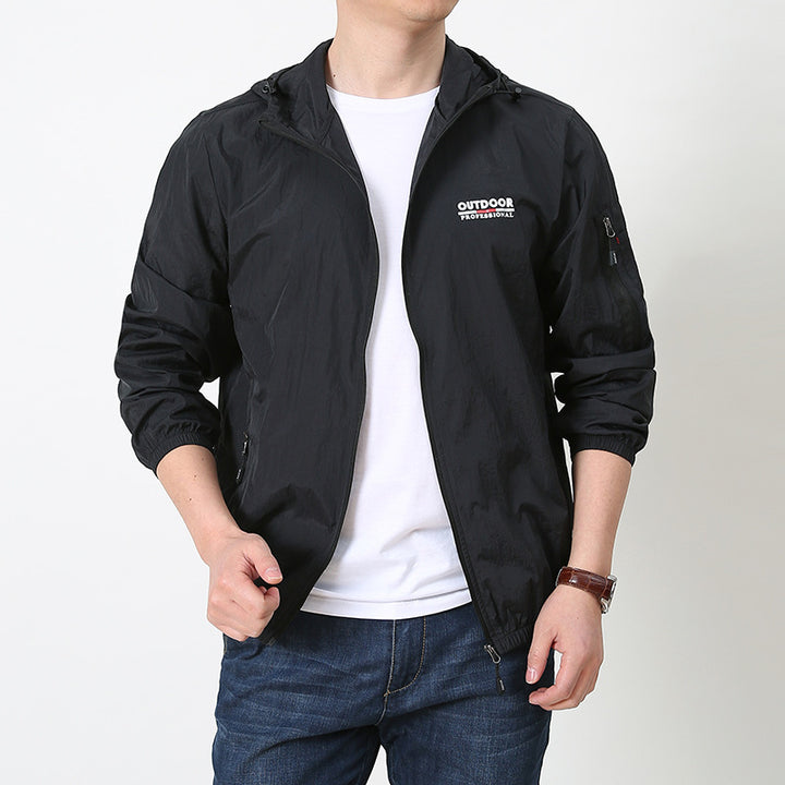 Herren leichte Outdoor-Jacke Drune