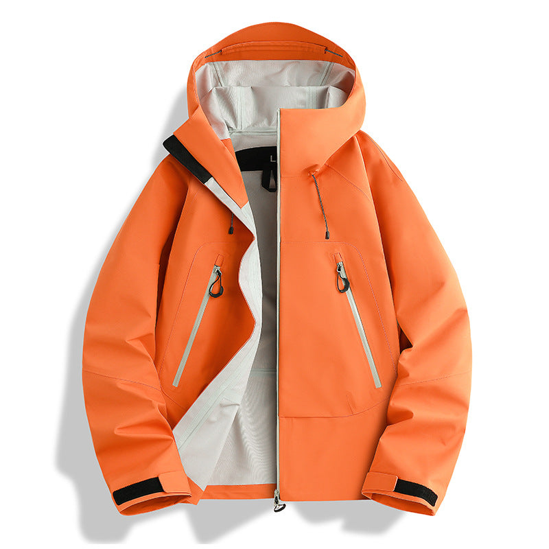 Herren wasserdichte Softshell-Jacke mit herausnehmbarer Stepp-Innenjacke Drune