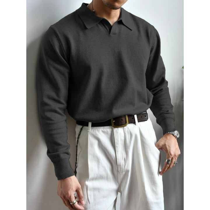 Herren Stilvolles Strickoberteil Drune