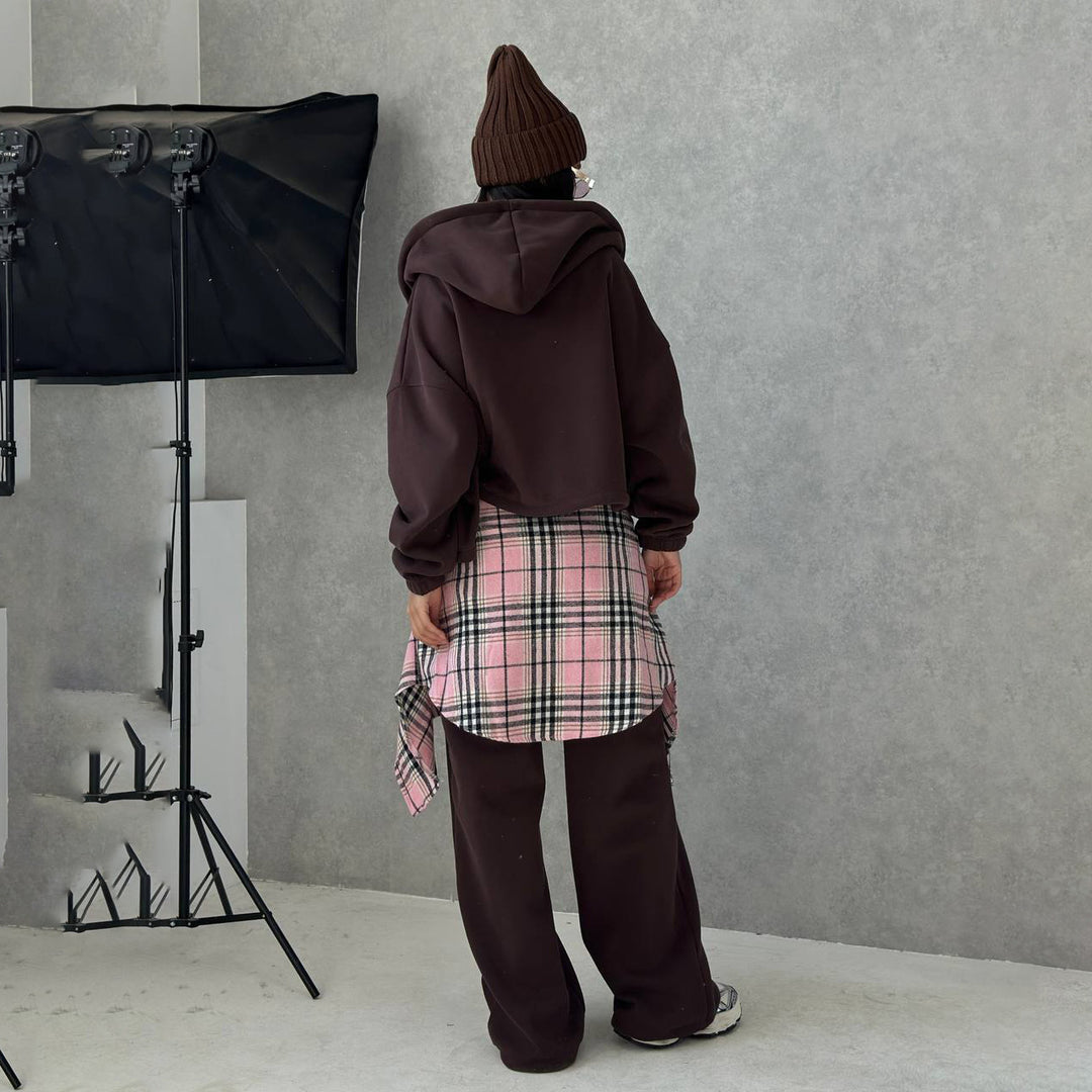 Damen Sportliches Lounge-Outfit mit weitem Schnitt Drune