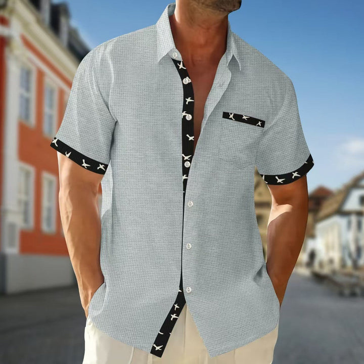 Herren Kurzarmhemd Drune