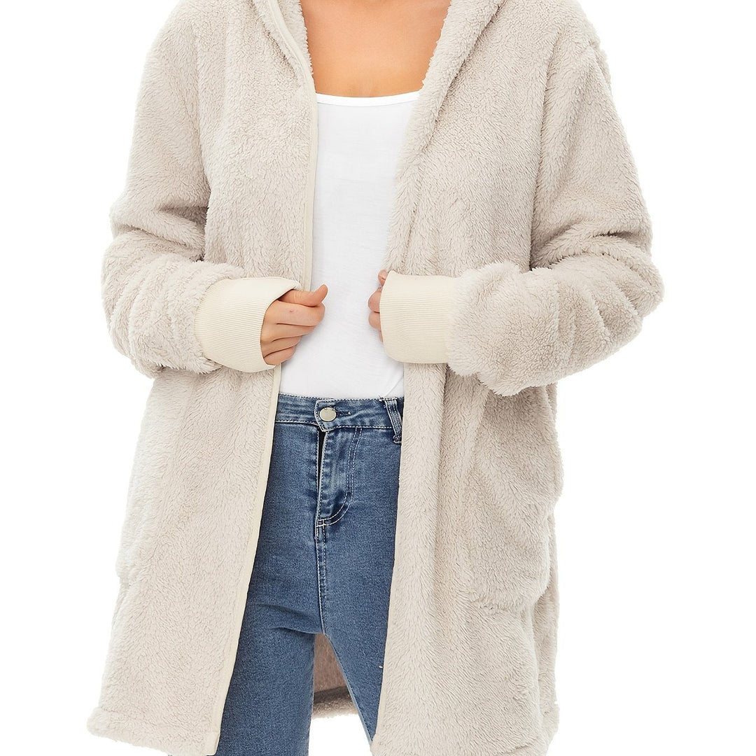 Damen weicher Fleece-Mantels Drune