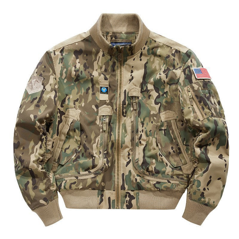 Herren Multifunktionale Bomberjacke mit vielseitigen Taschen Drune