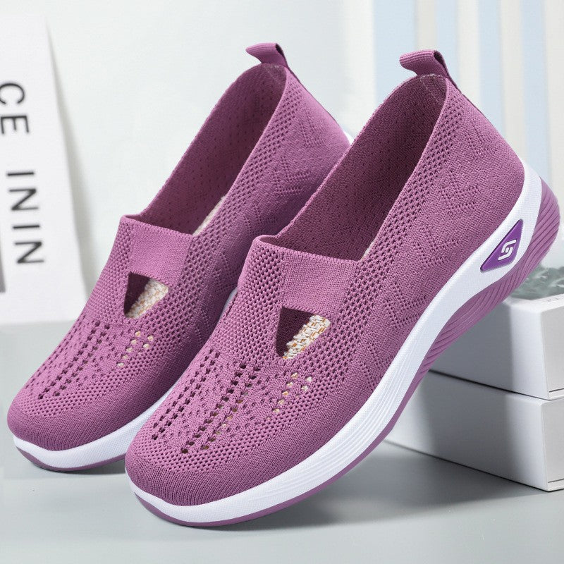Damen Atmungsaktive Slip-On Sneakers mit elastischem Design Drune